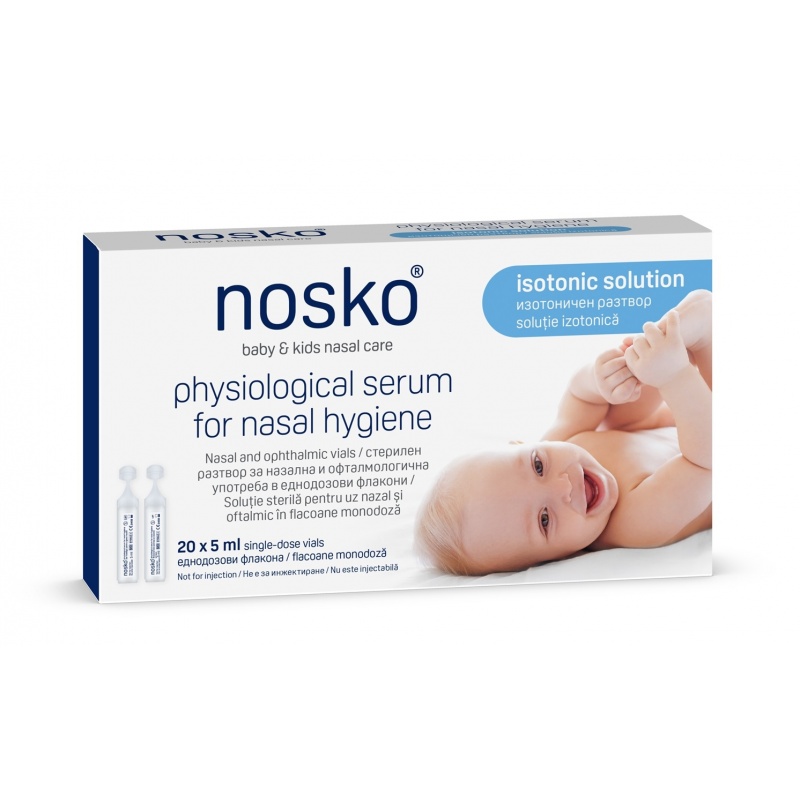 Nosko - Ser fiziologic NaCl - 5 ml - 20 buc
