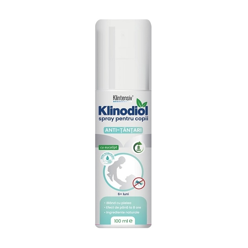 Klinodiol - Spray anti tantari – Copii + 6 luni - 100 ml