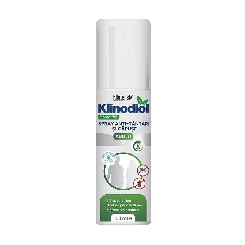 Klinodiol - Spray anti tantari si capuse – Adulti - 100 ml
