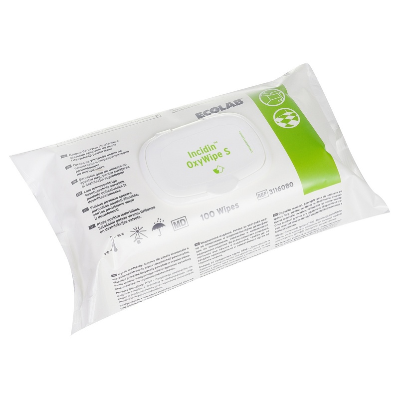 Incidin OxyWipe S - servetele dezinfectante - 100 buc