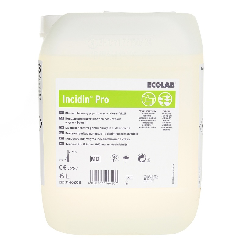 Incidin Pro - Dezinfectant concentrat suprafete - 6 litri