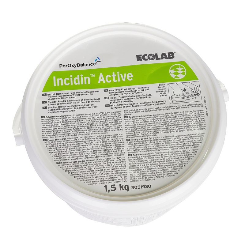 Incidin Active - Dezinfectant pulbere - 1.5 kg