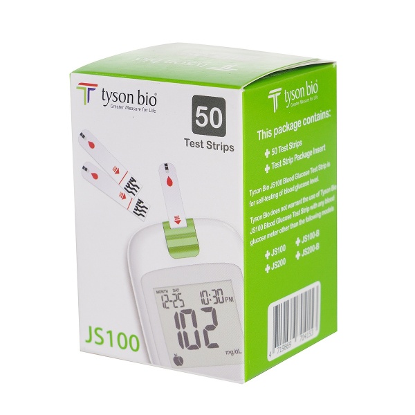 Teste pentru Glucometru Tyson Bio - JS100 - 50 buc