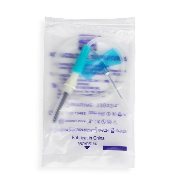Seturi de recoltare, fluturasi, cu Luer Lock - 23G - 100 buc