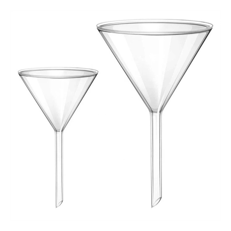 Palnie laborator din sticla Borosilicata cu tija scurta - Ø 50 mm