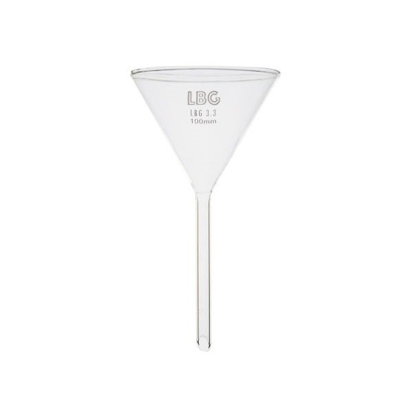 Palnie laborator din sticla Borosilicata cu tija scurta - Ø 120 mm