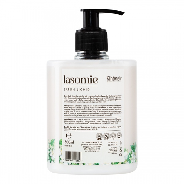 Sapun Lichid cu Parfum de Iasomie Klintensiv - 500 ml