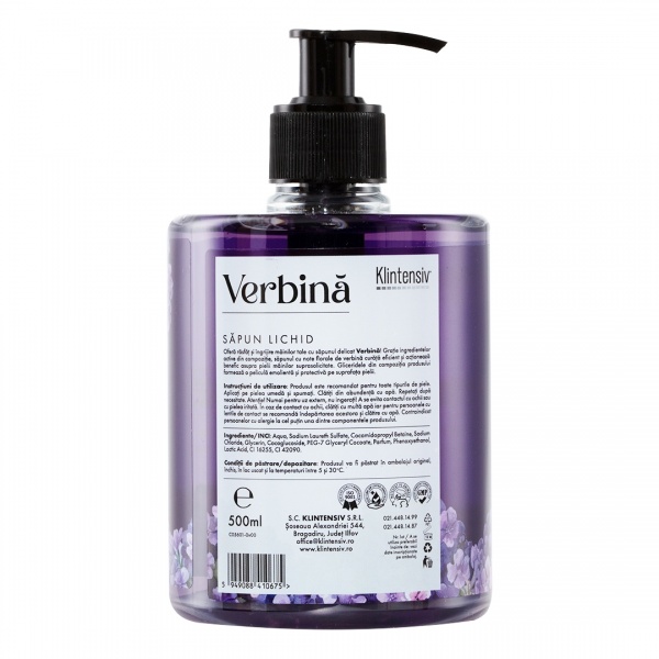 Sapun Lichid cu Aroma de Verbina Klintensiv - 500 ml