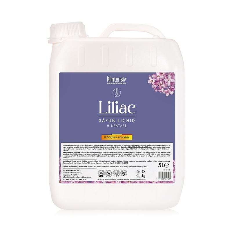 Sapun Lichid cu Parfum de Liliac Klintensiv - 5 litri