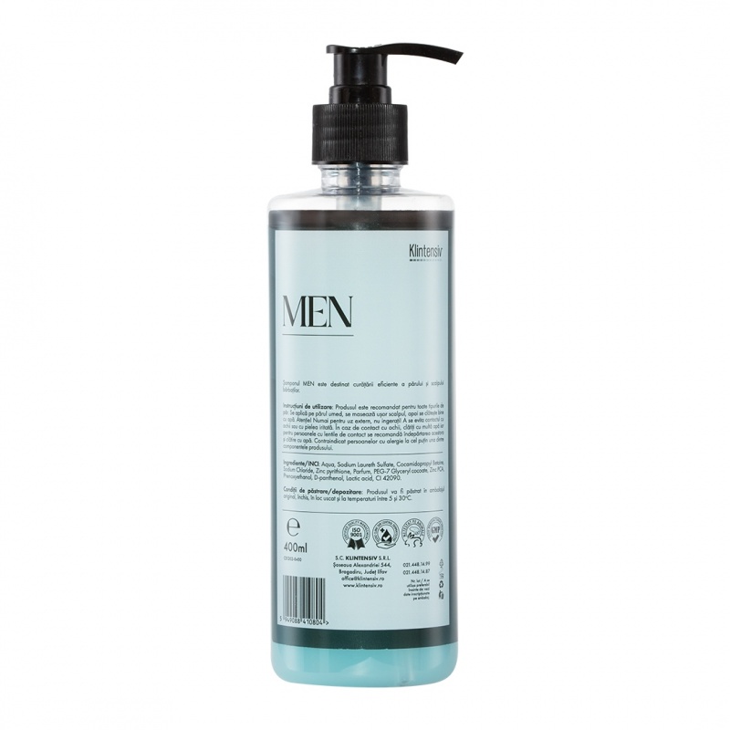 Sampon cu Zinc Pentru Barbati Klintensiv - 400 ml 2