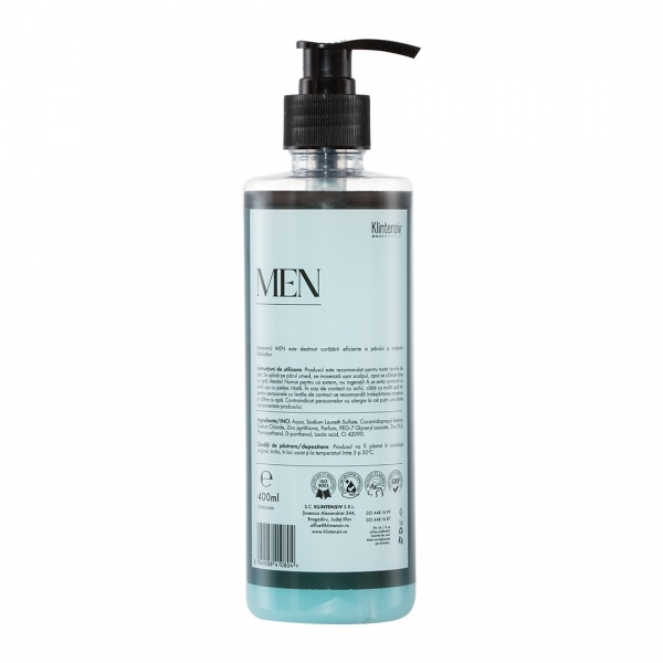 Sampon cu Zinc Pentru Barbati Klintensiv - 400 ml