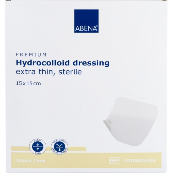 Abena - Pansament hidrocoloidal steril - 15 x 15 cm - 10 buc