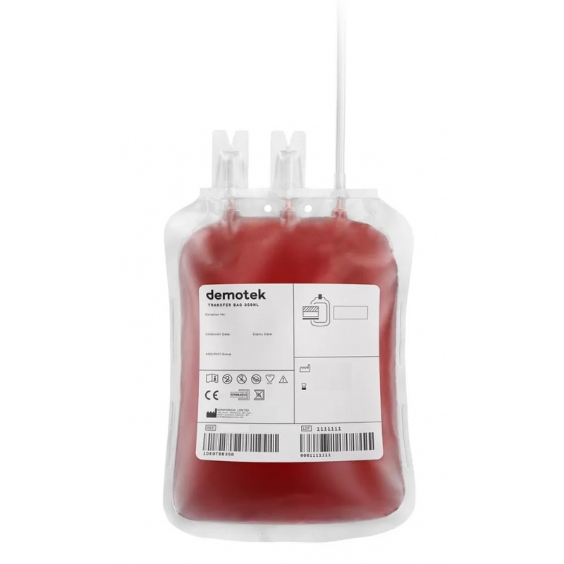 Punga de transfer sange cu spike - 150 ml 2