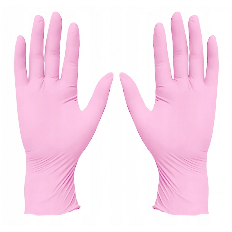 Manusi Examinare din Nitril - Nitrylex Roz - 100 buc