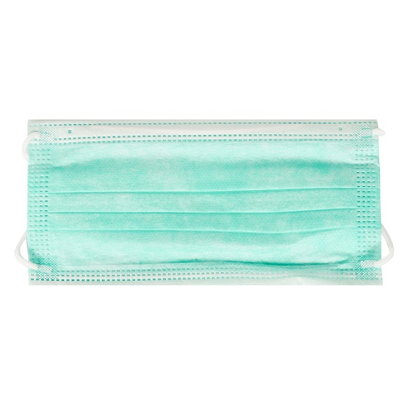 Masti Chirurgicale 3 Straturi cu Elastic - Verzi - 50 buc