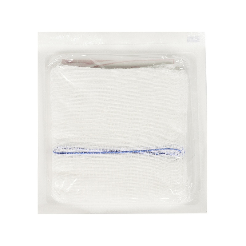 Help - Comprese Tifon Sterile cu Detectie Rx - 10 x 10 cm - 8 pliuri - 100 buc