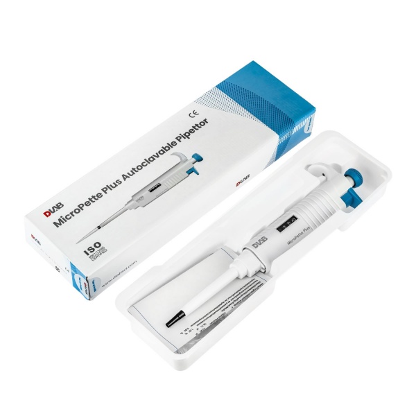 Pipeta Mecanica complet Autoclavabila MicroPette Plus – Volum Reglabil 200–1000 μL