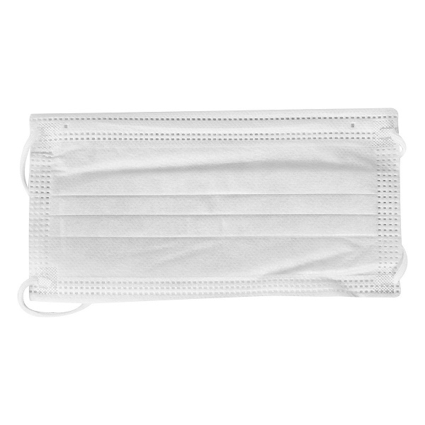 Masti Chirurgicale 3 Straturi cu Elastic - Albe - 50 buc