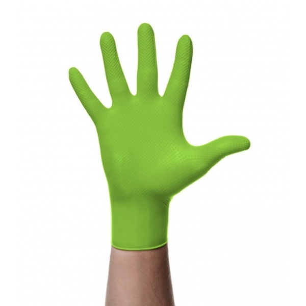 Gogrip Green - Manusi nitril Heavy-duty - 50 bucati