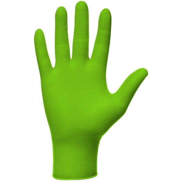 Gogrip Green - Manusi nitril Heavy-duty - 50 bucati