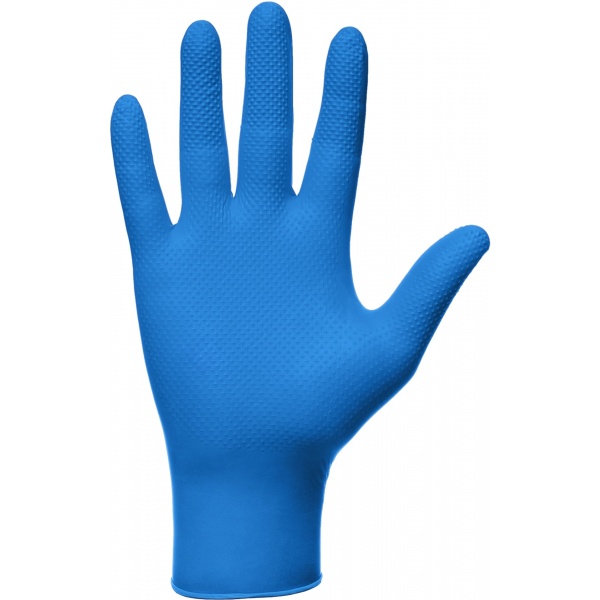 Gogrip Blue - Manusi nitril Heavy-duty - 50 bucati