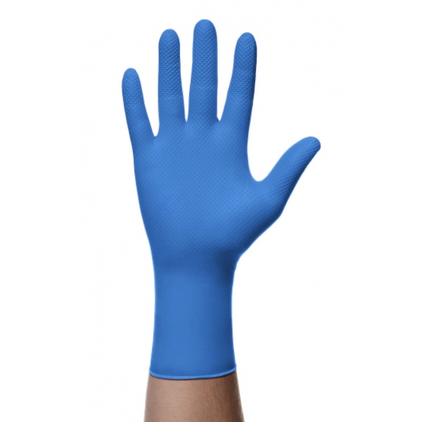 Gogrip Blue - Manusi nitril Heavy-duty - 50 bucati