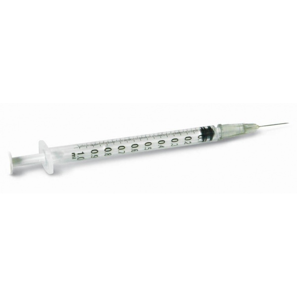 Seringi de insulina 1ml cu ac detasabil - 100 buc