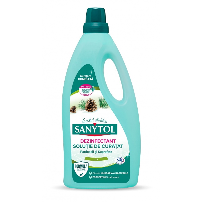 Sanytol - Dezinfectant Solutie de Curatat Suprafete Pin - 1 litru
