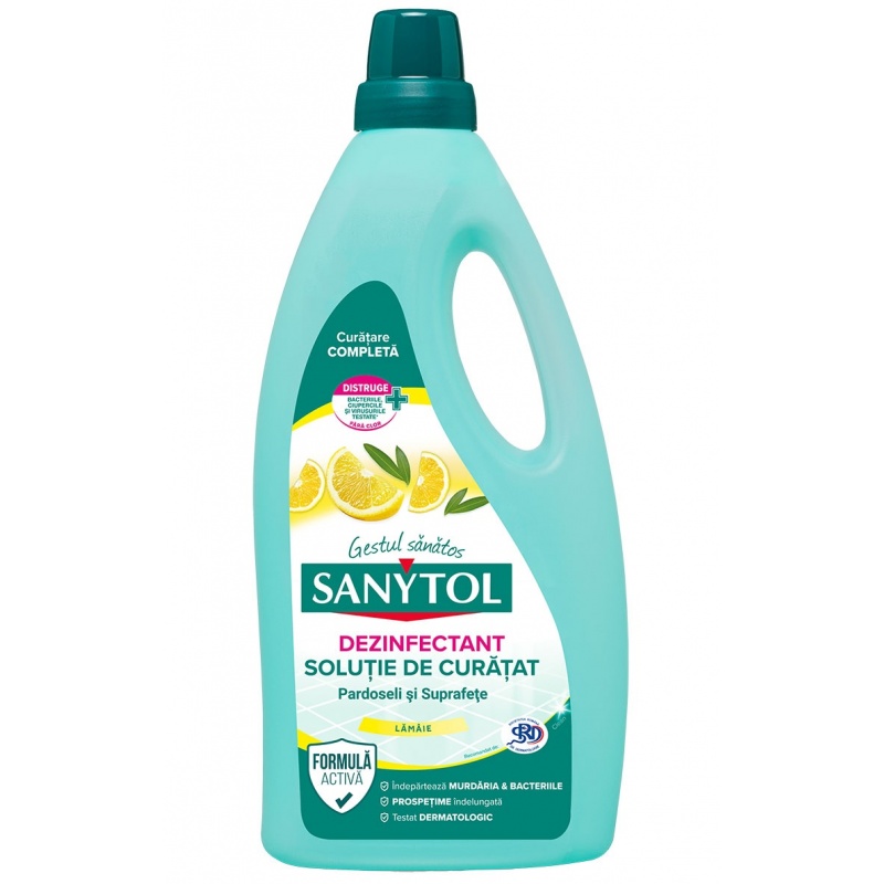 Sanytol - Dezinfectant Solutie de Curatat Suprafete Lamaie - 1 litru