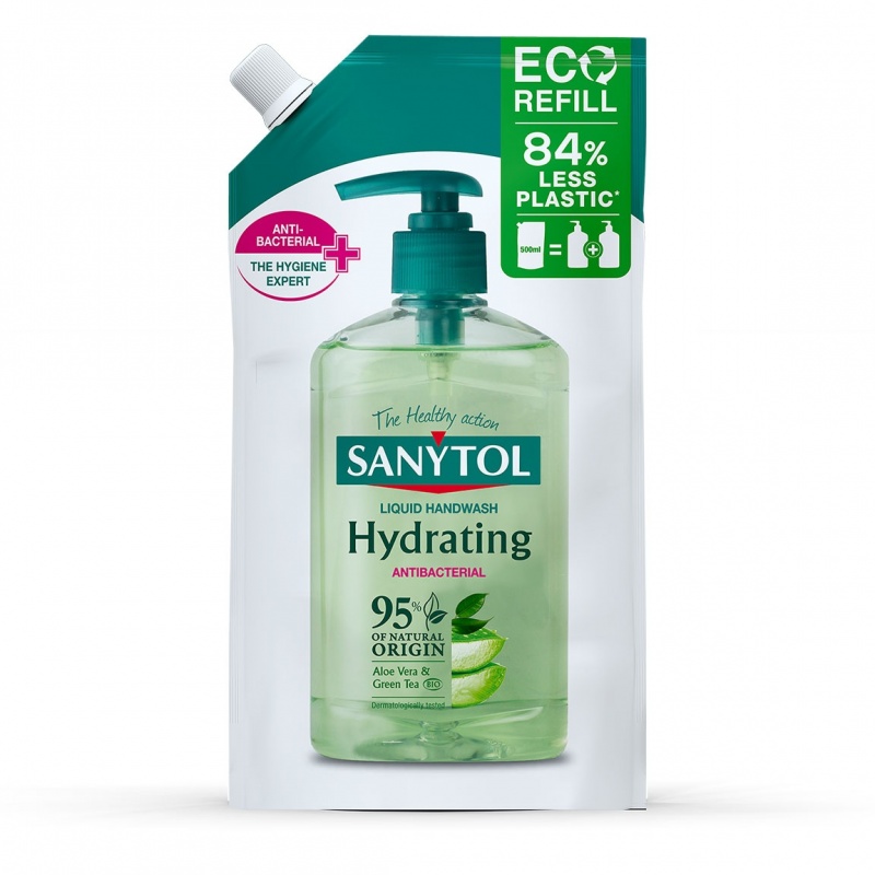 Sanytol - Sapun Lichid Antibacterian - Hidratant - DOYPACK - 500 ml