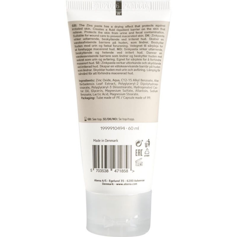 ABENA Pasta cu zinc 40%, fara parfum - 60 ml 2