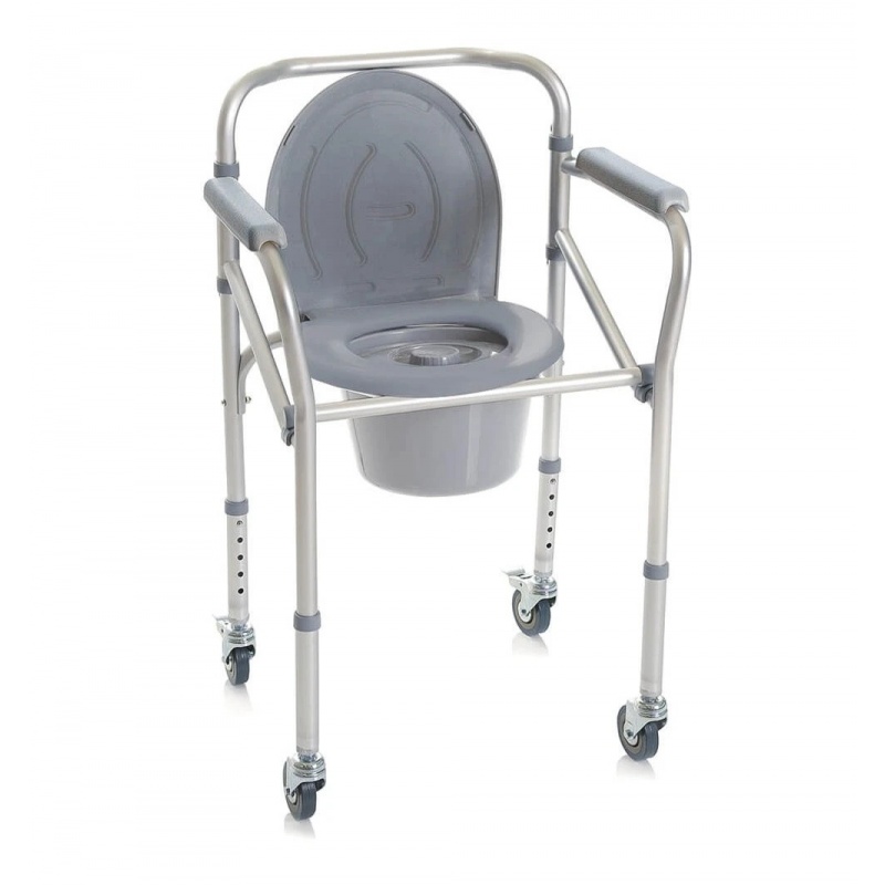 Scaun toaleta cu roti ajustabil pe inaltime - KY696 2