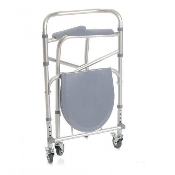 Scaun toaleta cu roti ajustabil pe inaltime - KY696