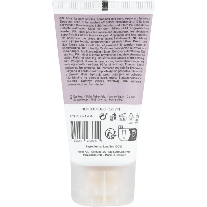 Crema Reparatoare cu Lanolina, fara coloranti si parfum - ABENA - 200 ml 2