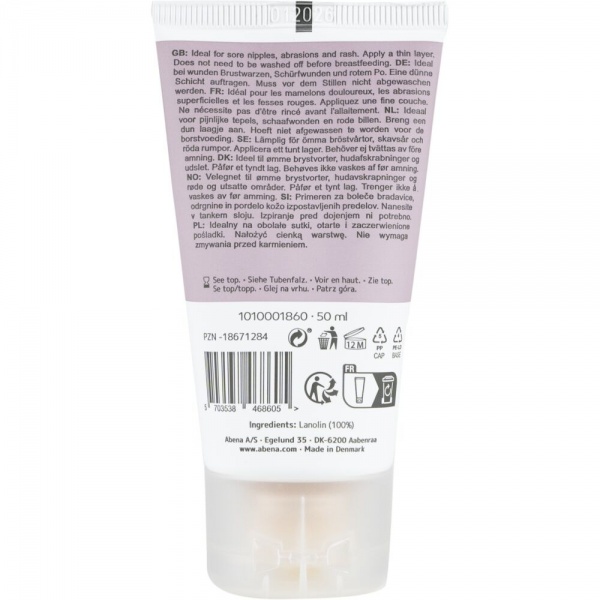 Crema Reparatoare cu Lanolina, fara coloranti si parfum - ABENA - 200 ml