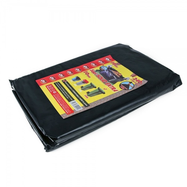 Saci menaj SOLID EXTRA, 240 l., negru, 110x125 cm., 10 buc./pac.