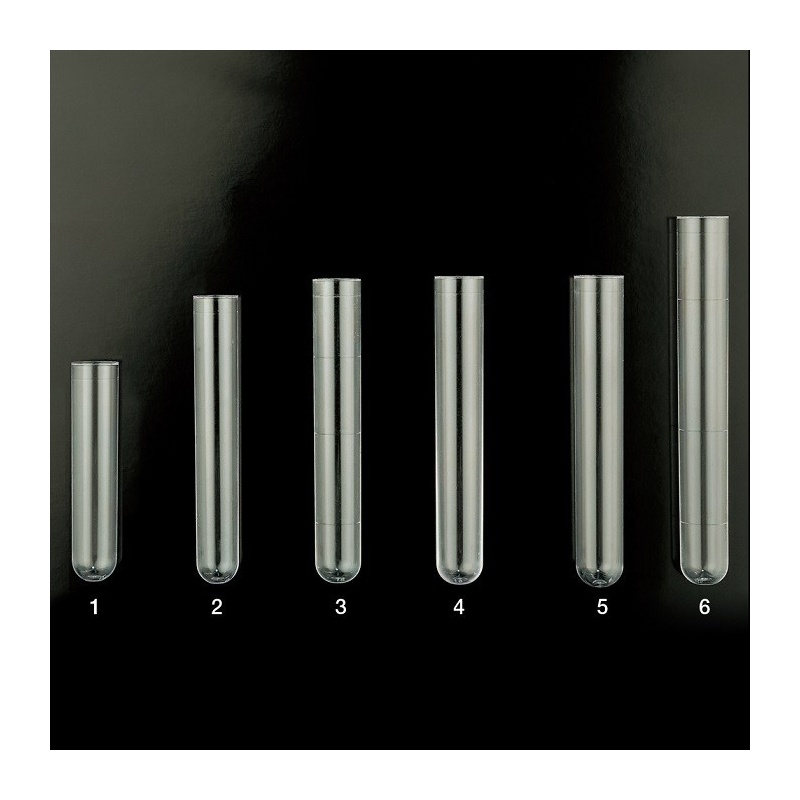 Eprubeta plastic cu fund rotund - 11 x 55 mm - 3 ml