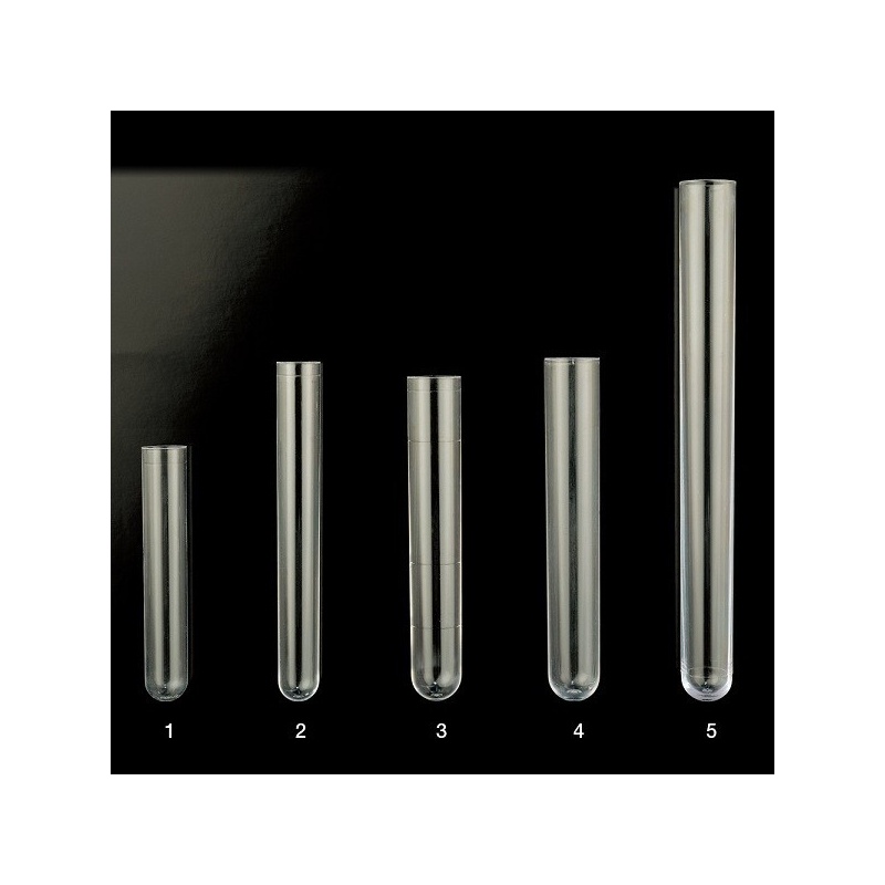 Eprubeta plastic cu fund rotund - 13 x 75 mm - 5 ml