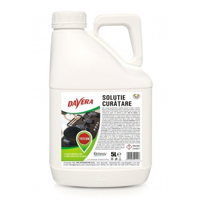 Solutie Curatare Teflon Davera® - 5 litri