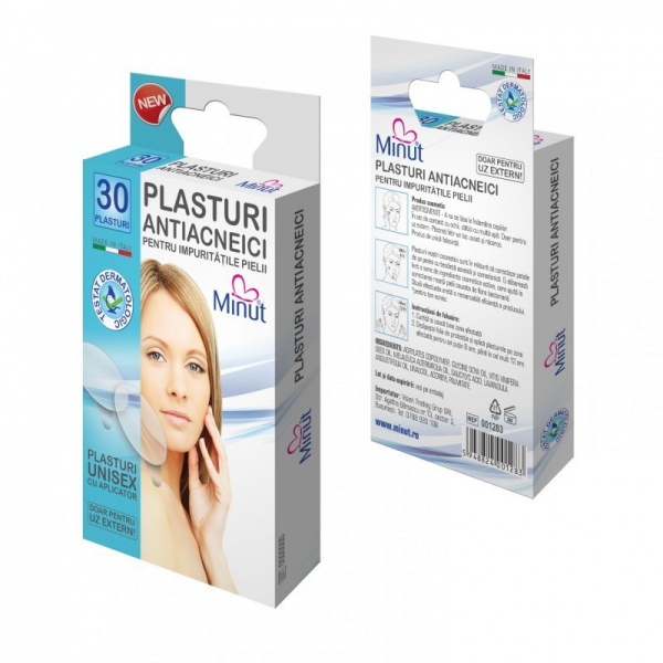 Plasturi antiacneici Minut - 30 buc