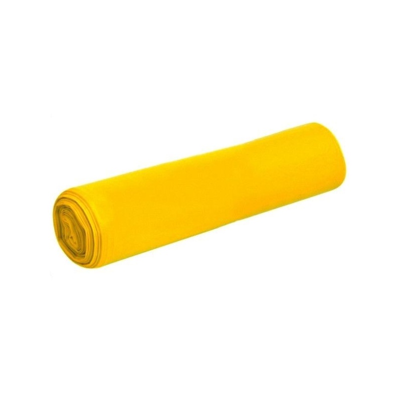 Saci Menaj LDPE - Galbeni - 240 litri - 10 buc