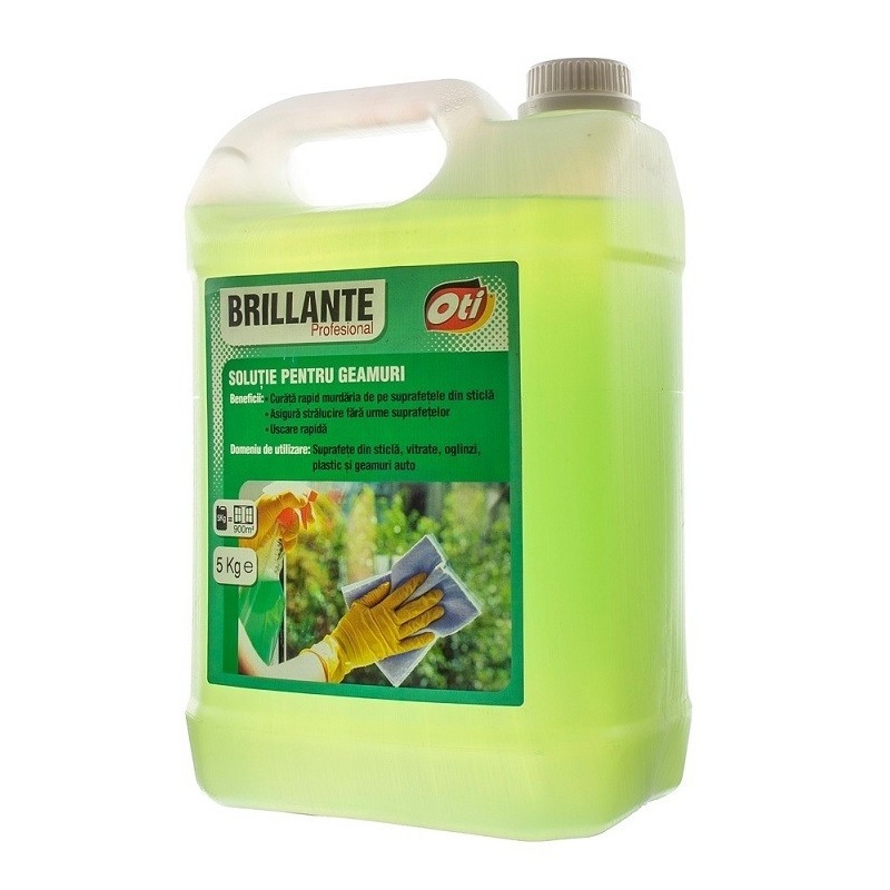Solutie pentru geamuri Brillante Profesional - 5 litri