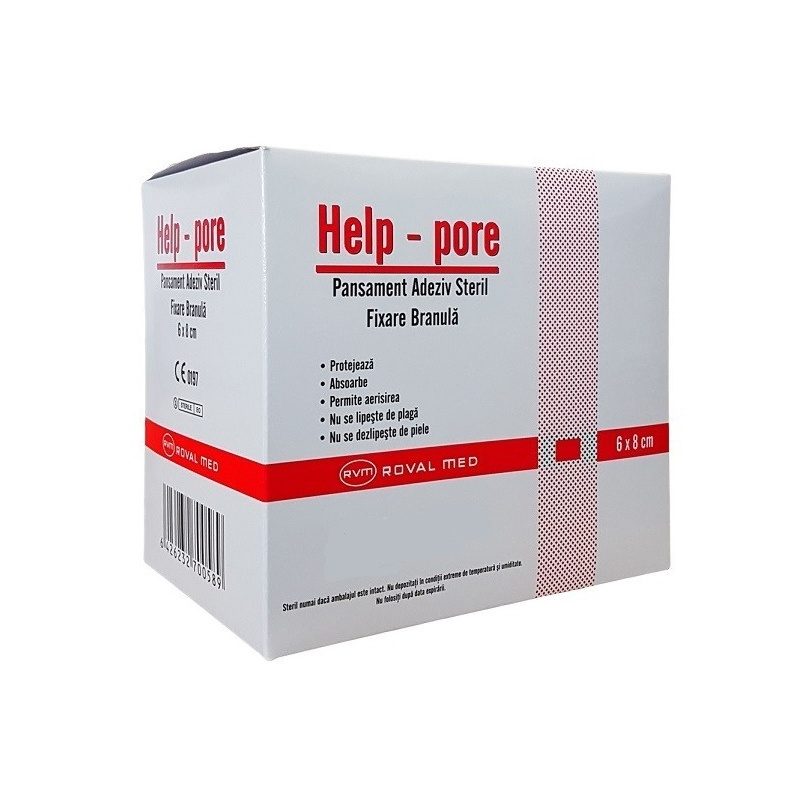 Plasturi pentru fixare branule - 100 buc