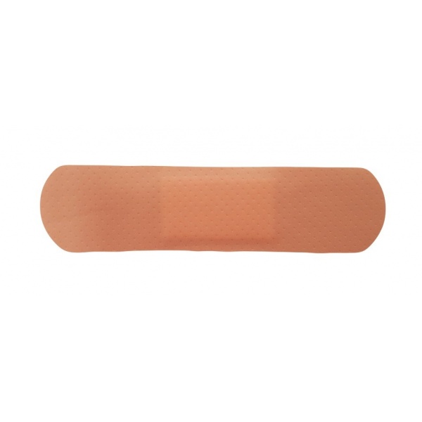 Plasturi dreptunghiulari plastic culoare piele - 19 x 72 mm - 100 buc