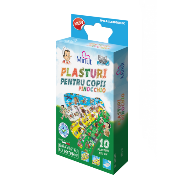 Plasturi pentru copii Pinocchio - 10 buc