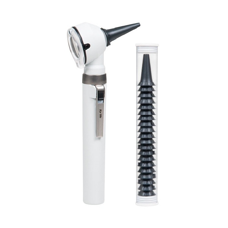 Otoscop Piccolight FO LED gri