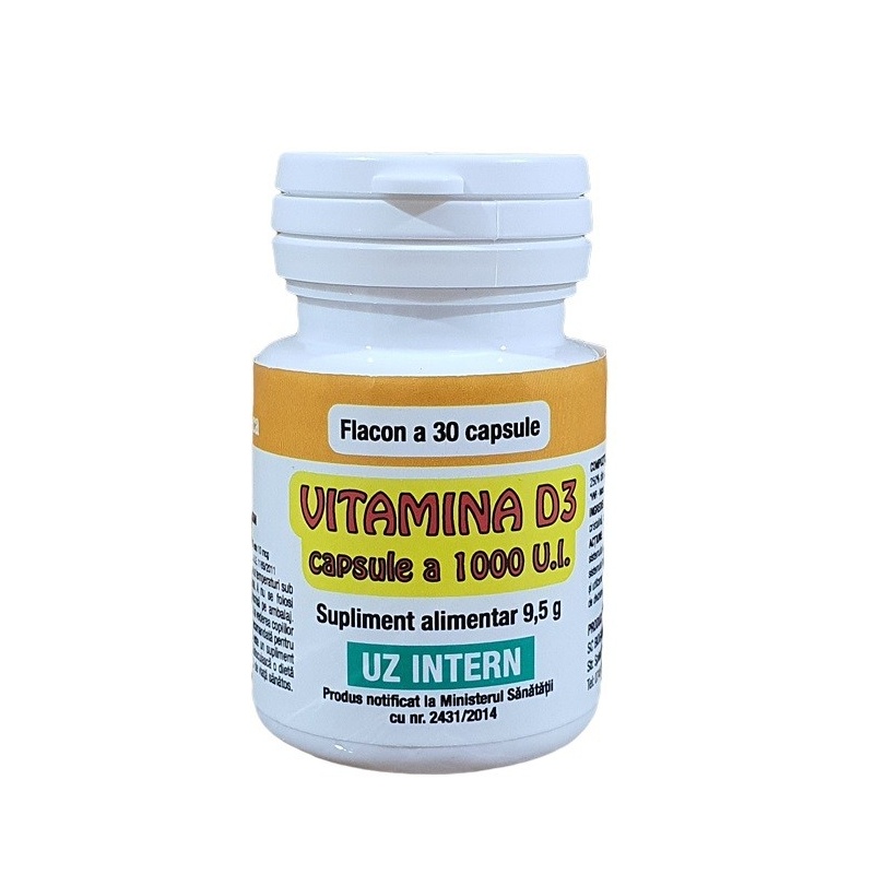 Vitamina D3 - 30 capsule