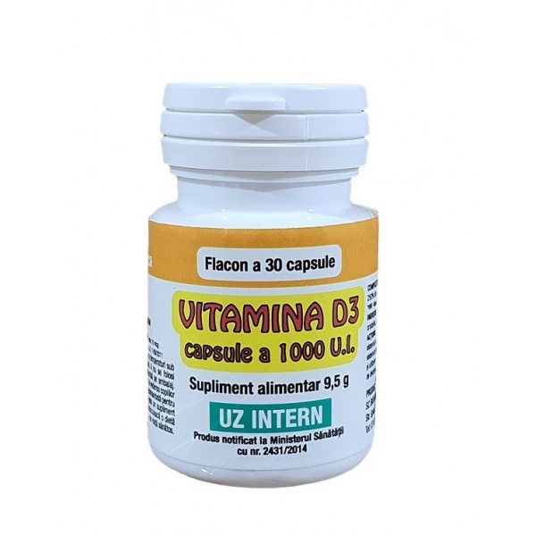 Vitamina D3 - 30 capsule