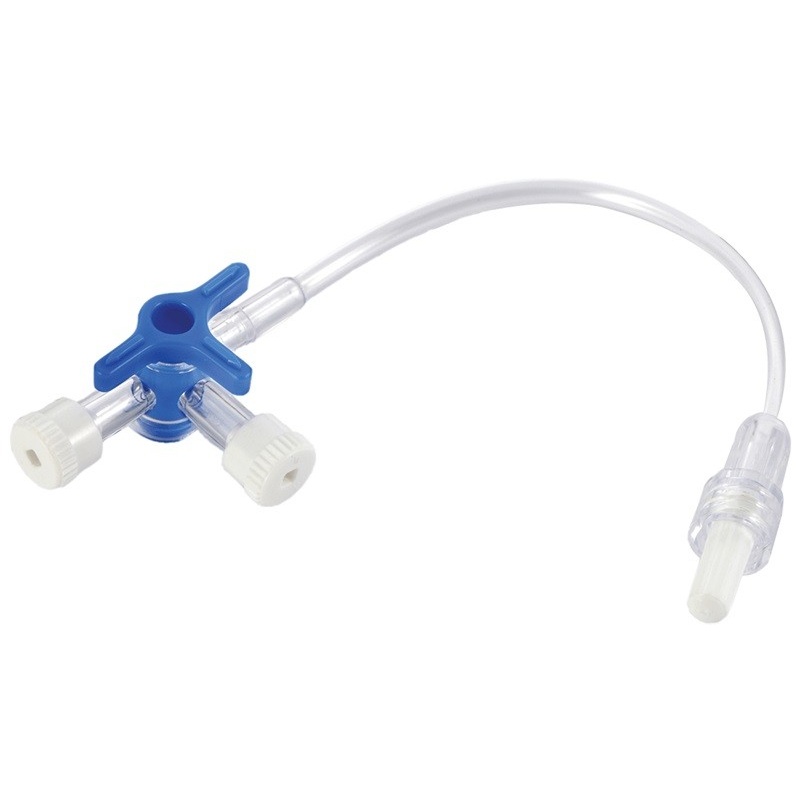 Robineti cu 3 cai cu extensie de 100 cm, sterili