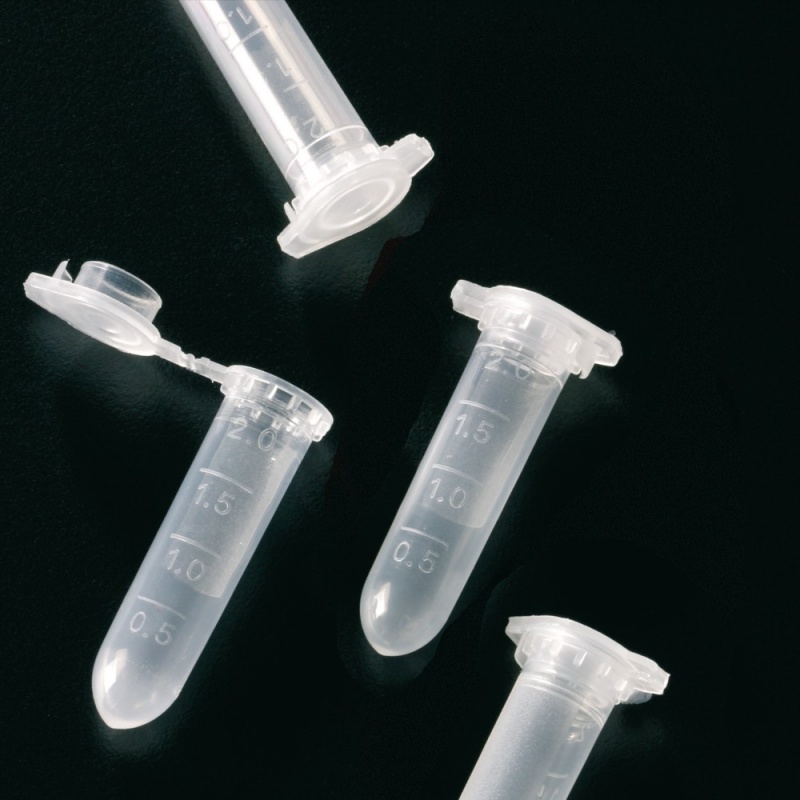 Tub eppendorf 2 ml, gradat, cu capac - Deltalab - 500 buc